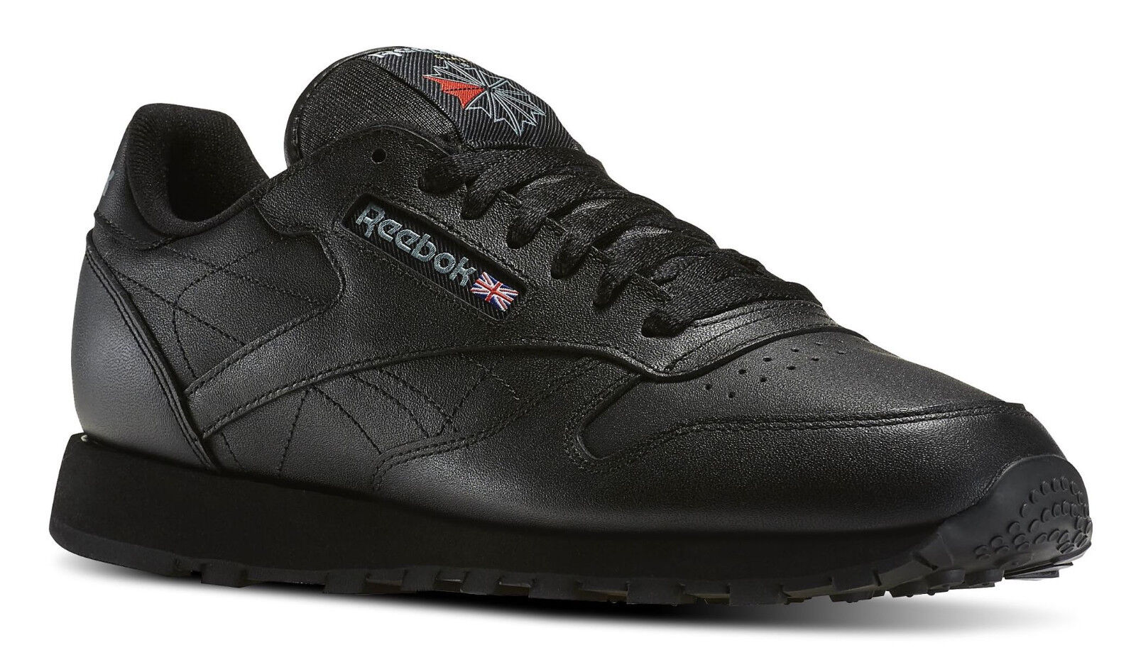 reebok classic leather to black trainers